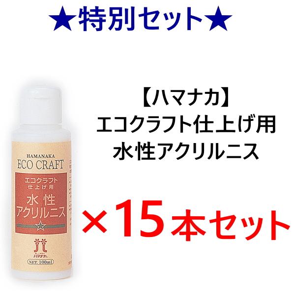 ☆15本セット☆ 【ハマナカ H204-548】エコクラフト 仕上げ用 水性