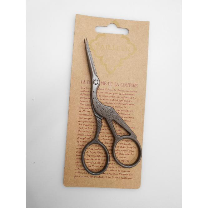 62154【アンティークハサミ】デザインシザー ツル 鶴 アンティーク