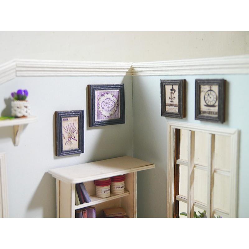 「夢脳」お店やお家のインテリアに ミニチュアキット】 NTR-43 ホームデコミニチュアハウスキット