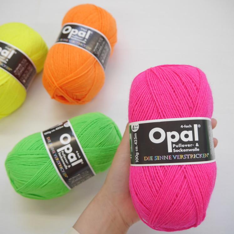 Opal】 靴下用毛糸 UNI Neon ネオン蛍光色カラー 単品□ 爆買【C4-12