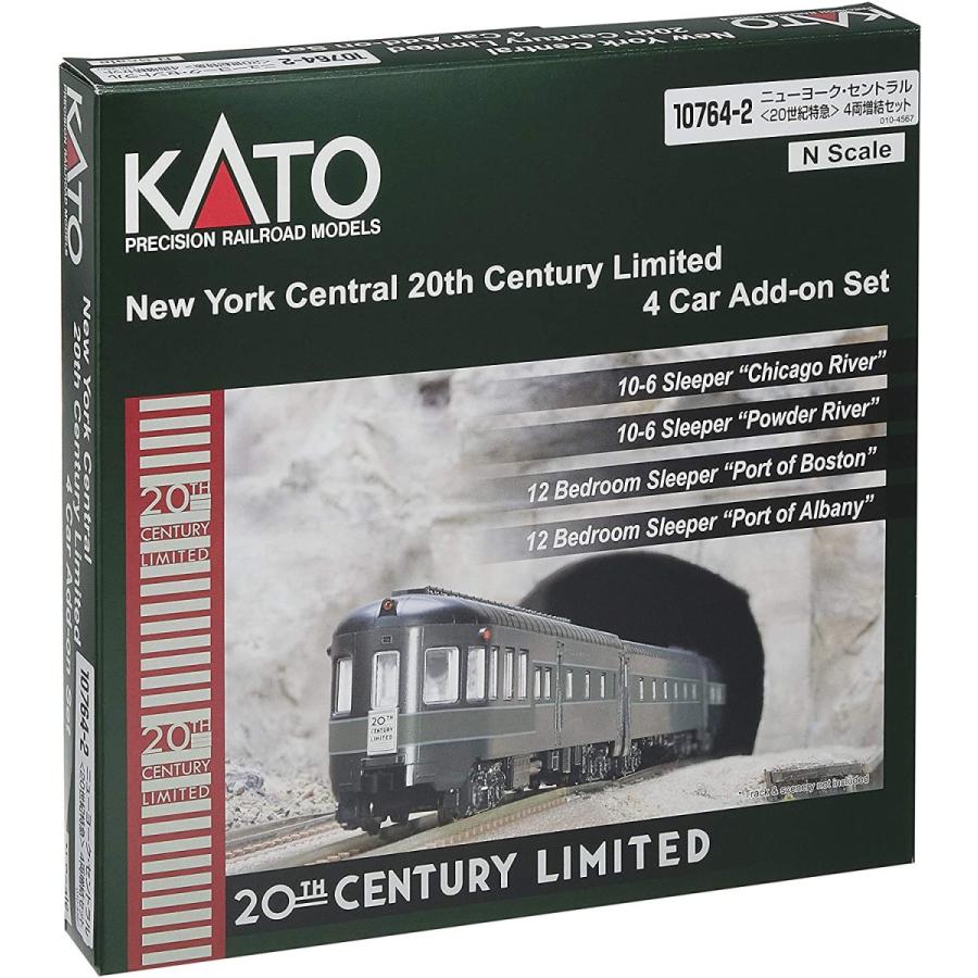 Kato Nゲージ ニューヨーク 鉄道模型 世紀特急 9両基本セット セントラル 客車 2