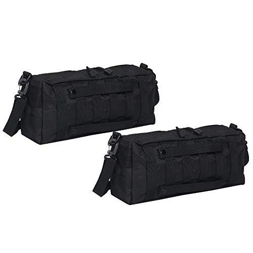 サバゲー バッグ 2個 セット MOLLE モール システム ブラック カーキ