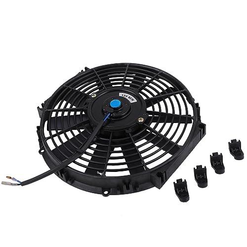 ラジエーター　冷却ファン　beta evo 12V ラジエーター 電動 ファン プル式 アッセンブリー 薄型 冷却 汎用