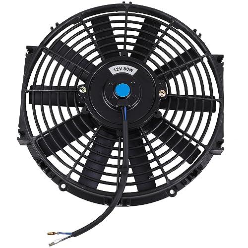 ラジエーターファン（フォルクスワーゲン） 12V ラジエーター 電動 ファン プル式 アッセンブリー 薄型 冷却 汎用