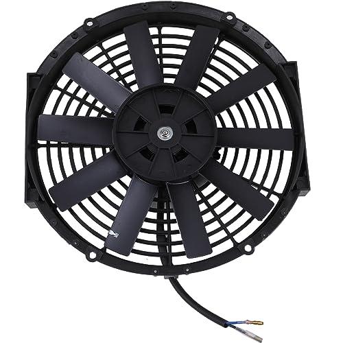 12V ラジエーター 電動 ファン プル式 アッセンブリー 薄型 冷却 汎用