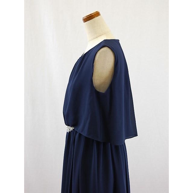 日本全国送料無料 パーティードレス509 結婚式 ワンピース ミモレ丈 パーティー 着丈が長め ドレス 巻きスカート風 演奏会 紺 ベージュ 黒 秋 即日発送 上品 大人 ピアノ コーラス メール便なら送料無料 Www Doctor Plan Com