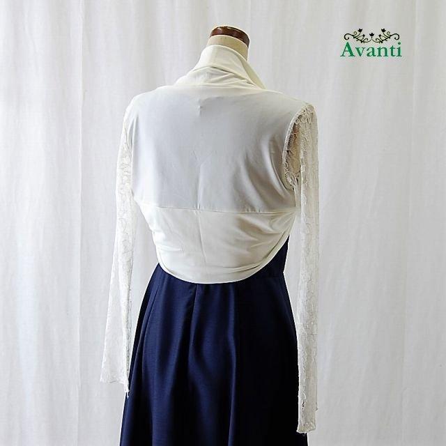 ボレロ 結婚式 長袖 袖レース ボレロ277 パーティー 演奏会 ストレッチ