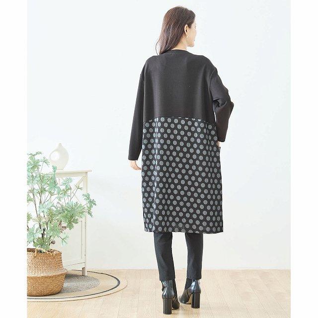 TRUBE ワンピース 長袖 レディース チュニック 可愛い 膝下 スモック