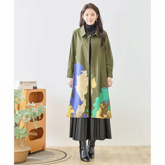 TRUBE ワンピース 長袖 シャツワンピース チュニック レディース 