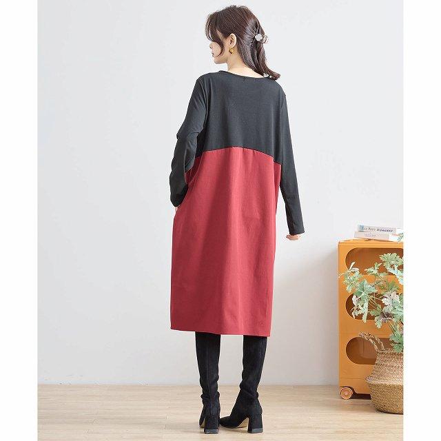 TRUBE チュニック ワンピース 長袖 カジュアル レディース 婦人服 秋
