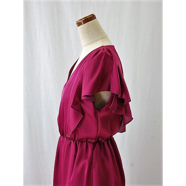 パーティードレス548 結婚式 ワンピース 袖付き 袖あり フォーマルドレス 青 緑 ワイン 即日発送 上品 大人 ピアノ コーラス カクテルドレス クルーズ 服装 Pd548 ドレス大好き アバンティ 通販 Yahoo ショッピング