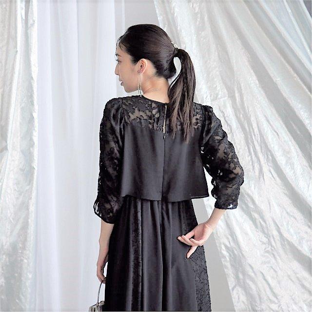 ワンピース 結婚式 パーティードレス ミモレ丈 袖あり 披露宴 お呼ばれ 成人式 同窓会 春 夏 秋 冬 大人 発表会 パーティードレス583 sweet as 123-1892 爆買