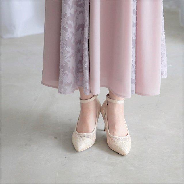 Sweet As ワンピース 結婚式 パーティードレス ミモレ丈 袖あり 披露宴