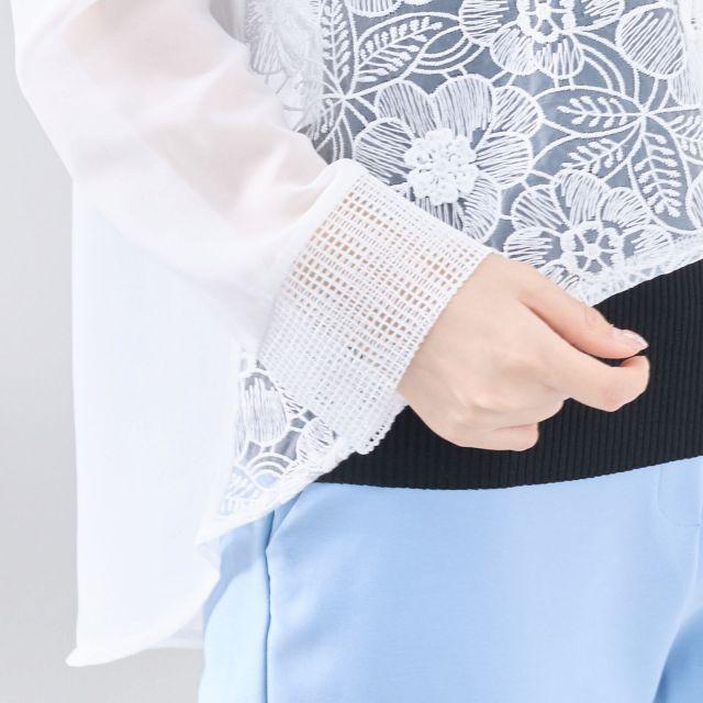 TRUBE ジャケット シアージャケット 透け感 レース バックロング 