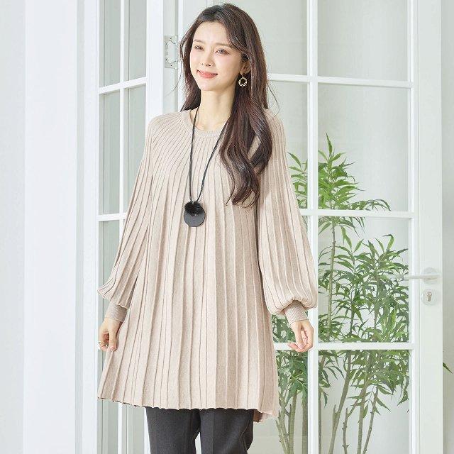 TRUBE ニット ロングニット ワンピース チュニック トップス