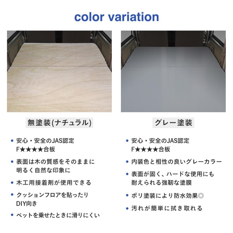 エブリイバン カーゴキット L | DA17V DA64V エブリイ バン 内装 パーツ カスタム カスタムパーツ アクセサリー 荷室 収納 荷室棚 棚 棚板 板 収納棚 2段 積載の画像