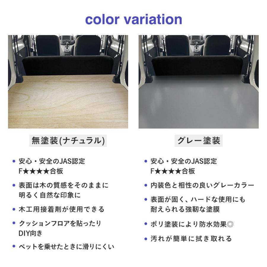 NV200 バネット カーゴキット S | 日産 バネットnv200 nv200バネット 内装 パーツ アクセサリー カスタム カスタムパーツ 荷室 収納 荷室棚 棚 棚板 板 収納棚の画像
