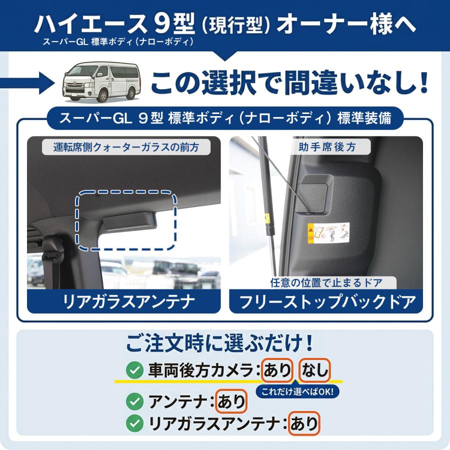 プロダックス 200系 ハイエース スーパーGL 標準幅 ウィンドウパネル 3