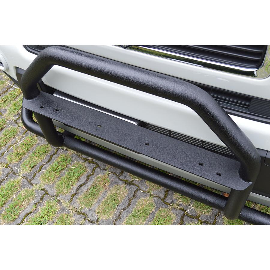 MR52/92Sハスラー フロントバンパーガードVer.1 ブラックチッピング