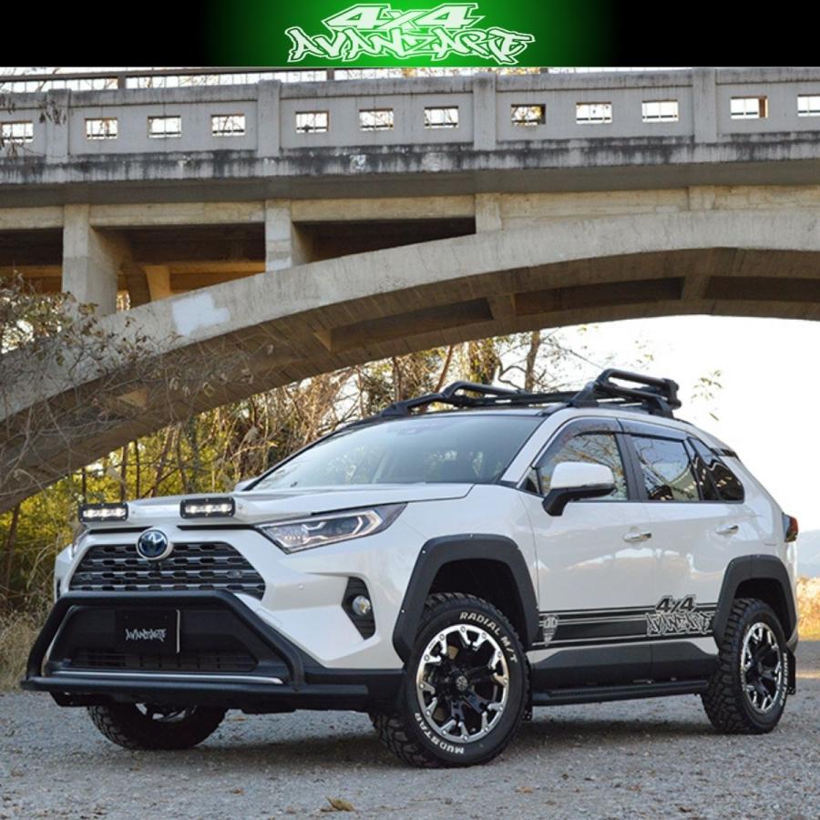 RAV4 MAXX・AXAH54 フロントバンパーガード スライド調整可能 ブラック