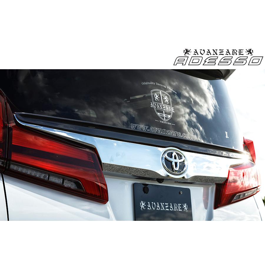 30系アルファード 後期 リアゲートウィング【アヴァンツァーレ
