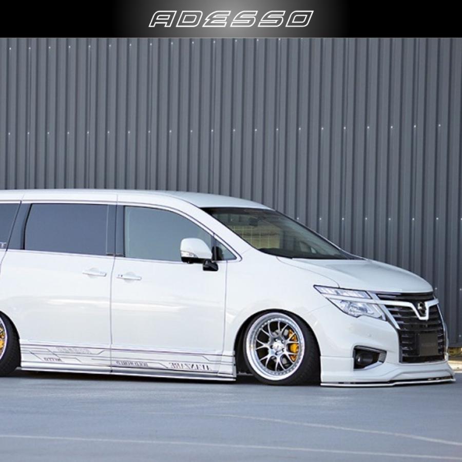 車 日産エルグランドハイウェイスターE52ルーフスポイラーパール