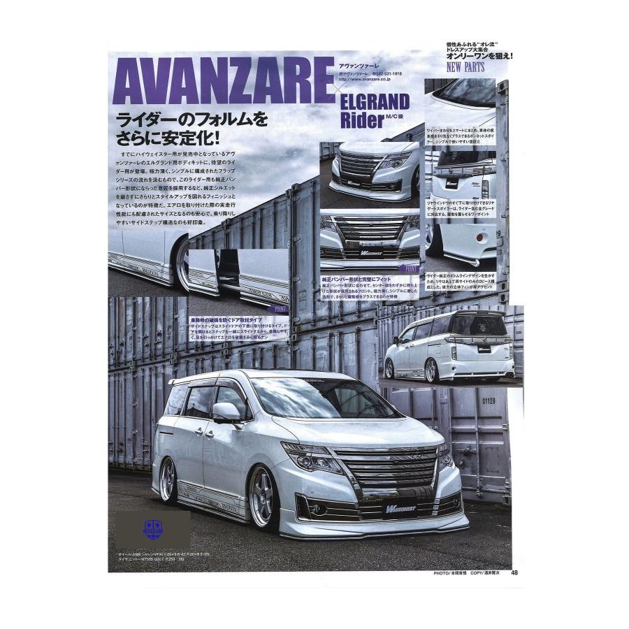 E52エルグランド 後期 ライダー リアサイドスポイラーセット