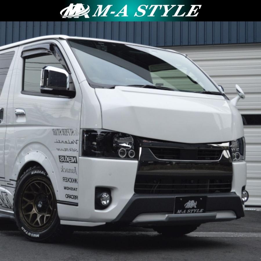 200系ハイエース ナロー(標準) エビルフェイス カバードボンネット 