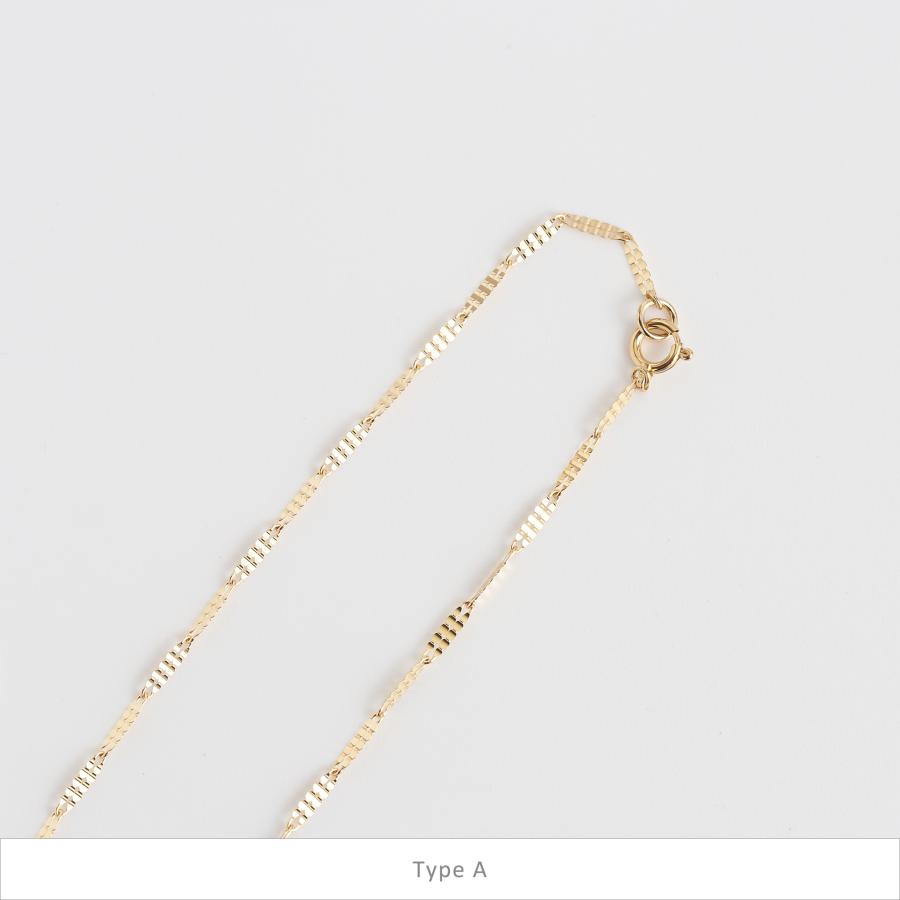 ゴールド チェーン アンクレット k10 k18 シンプル ギフト プレゼント　Gold Chain Anklet |  | 01