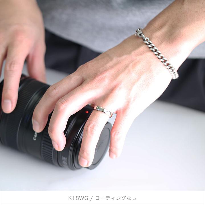 ゴールド シンプル リング 結婚指輪 ペアリング 指輪 メンズ レディース K10 K18 Pt900 プラチナ 地金 ギフト プレゼント  Plane Nude Ring Lの画像