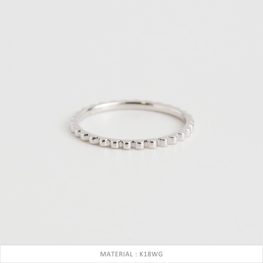 Avaron（アヴァロン） ミルグレイン イエローゴールド リング 指輪