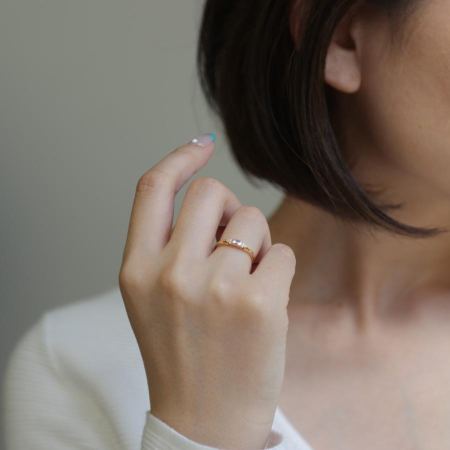 Avaron バゲットカット ダイヤモンド リング 指輪 レディース