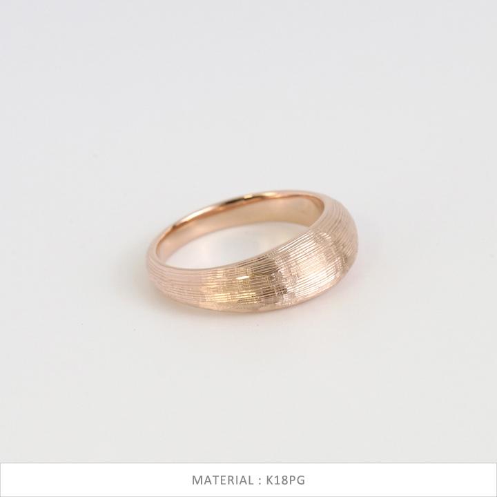 Avaron（アヴァロン） リング 指輪 ヘアライン レディース k18 k10