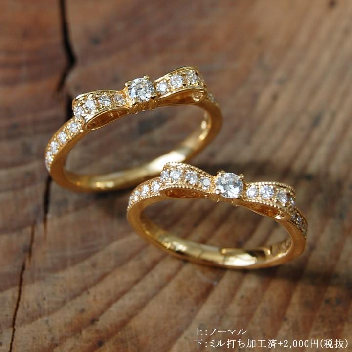 リング 指輪 リボン ダイヤモンド レディース 18金 K18 18k 10金 K10 10k ゴールド サイズ かわいい Rondo Bnr 175 Avaron Standard Jewelry 通販 Yahoo ショッピング