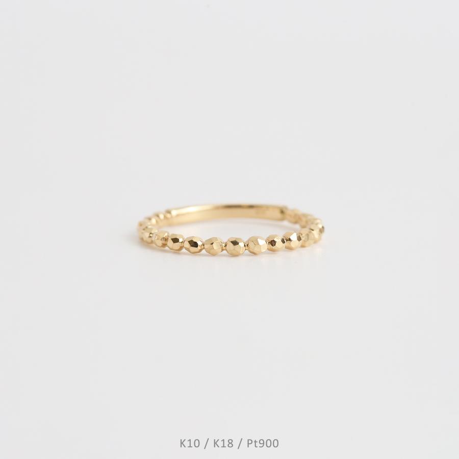 AVARON K18 リング Avaron（アヴァロン） リング 指輪 ミラーカット レディース K10 K18