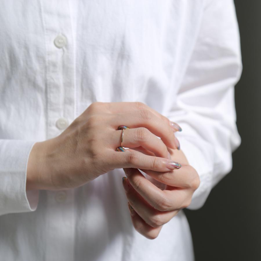 Avaron（アヴァロン） シンリング イエローゴールド 細身 華奢