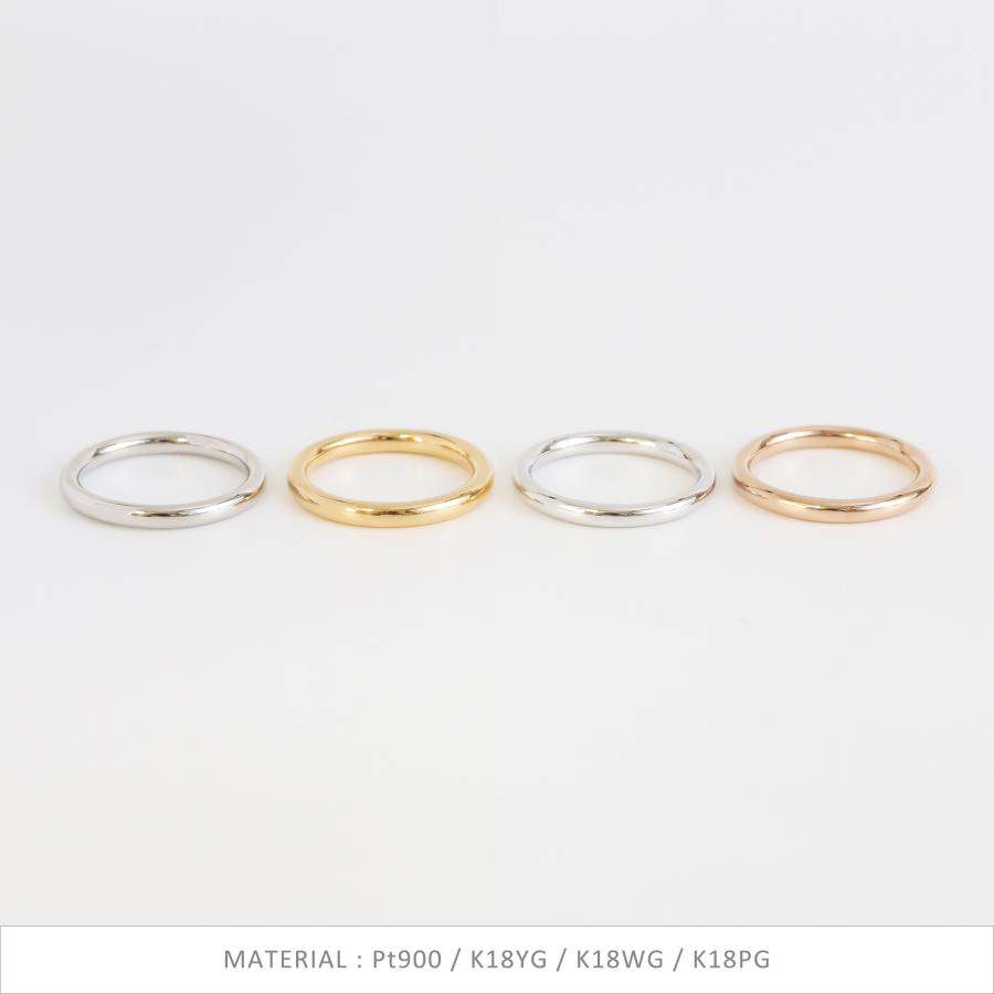 Avaron（アヴァロン） シンプル イエローゴールド リング 指輪