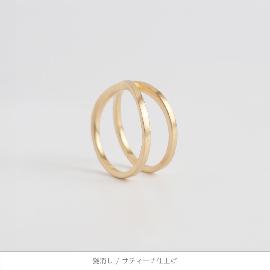 Avaron（アヴァロン） ダブルアーム リング 2ウェイ イエローゴールド