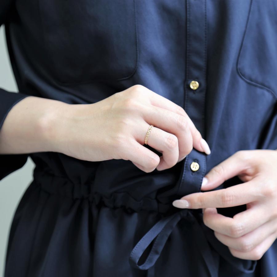 Avaron（アヴァロン） イエローゴールド 編み込み リング 指輪