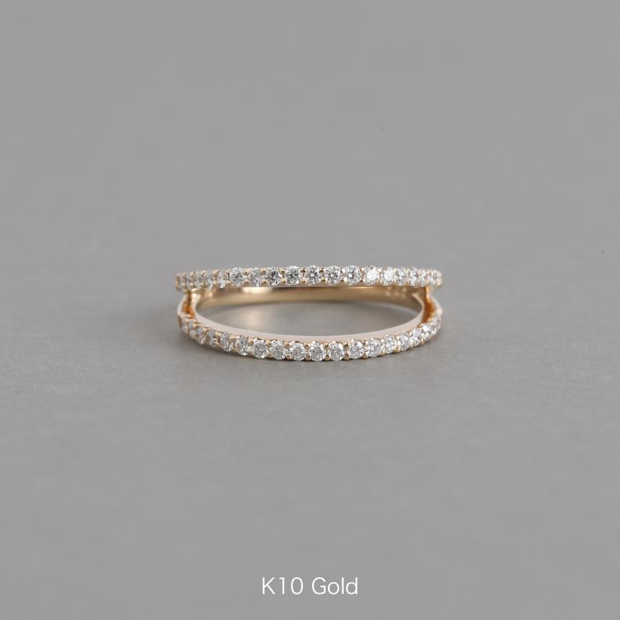 Avaron（アヴァロン） ダブルアーム ダイヤモンド リング 指輪