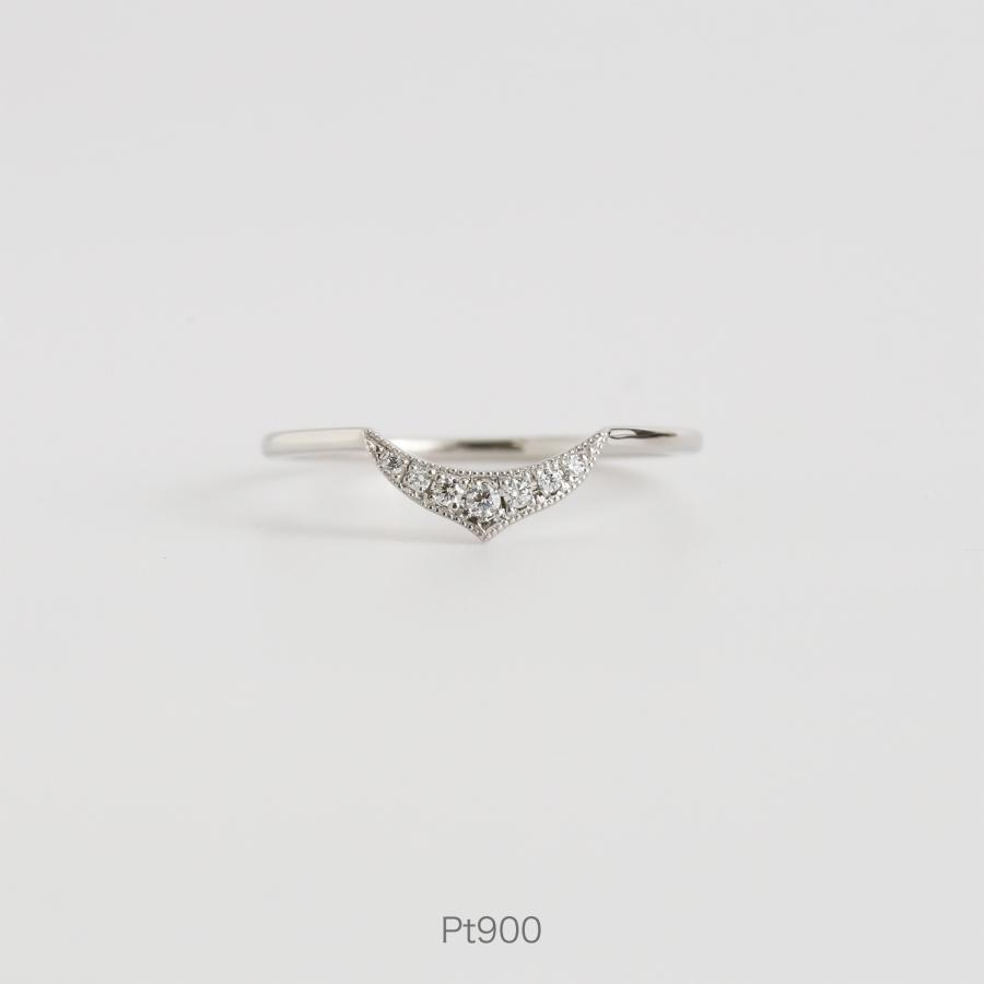 K10 三日月ダイヤモンドリング 楽天市場】【Luna Ring】K10/K18/Pt900 三日月 モチーフ パヴェ