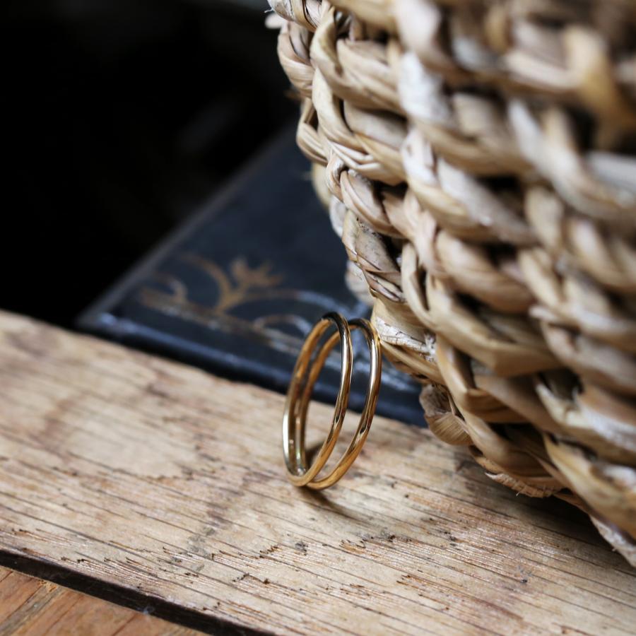 Avaron（アヴァロン） ダブルアーム リング ゴールド 指輪 レディース