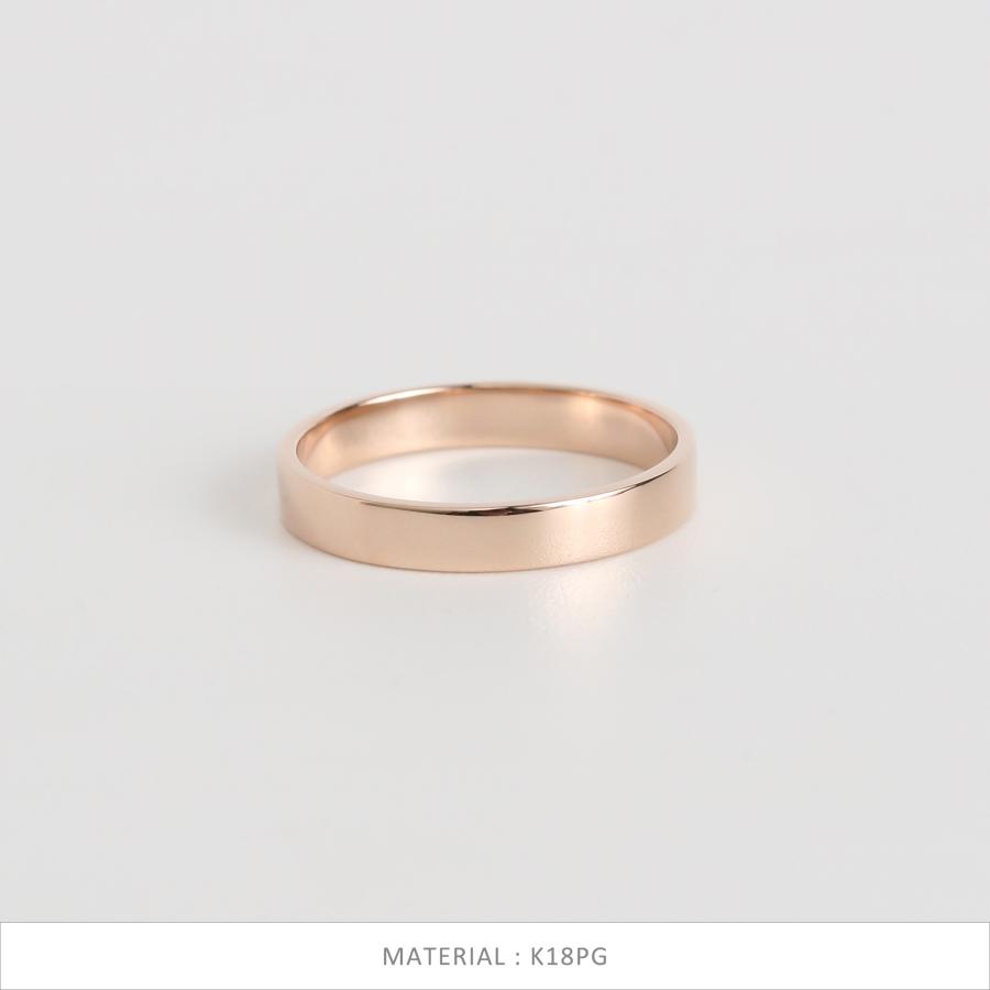 Avaron（アヴァロン） 平打ち リング レディース ゴールド 結婚指輪