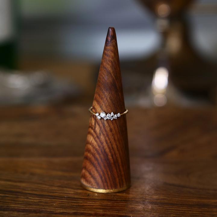 Avaron ダイヤモンド コンビカラー リング 指輪 コンビリング