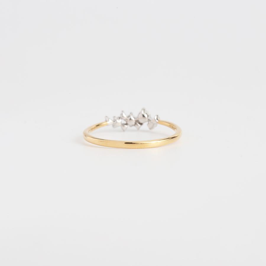 Avaron ダイヤモンド コンビカラー リング 指輪 コンビリング