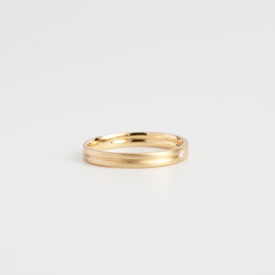 AVARON 【Purete Ring】 K10 9.5号　リング Avaron（アヴァロン） 一粒 ダイヤモンド リング 指輪 レディース K10