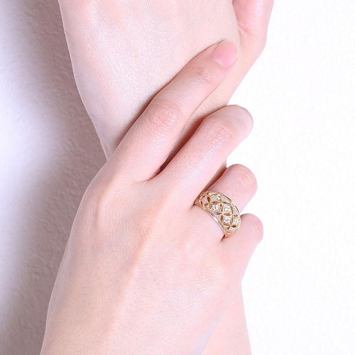 Avaron 七宝 ダイヤモンド リング 指輪 k18 18k 18金 pt900 Avaron 七宝 ダイヤモンド リング 指輪 k18 18k 18金 pt900