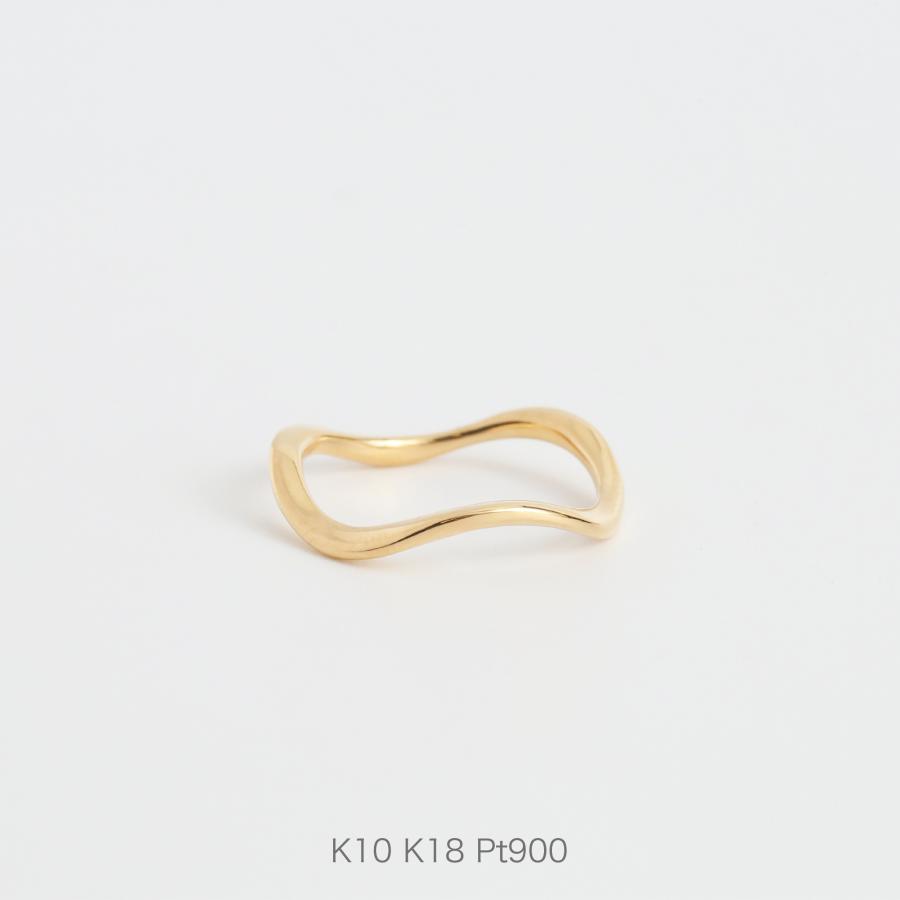 K18/pt900 シンプルリングサイズ12号 楽天市場】【Nude Ring / Hammer】 K10/K18/Pt900 つち目 地金