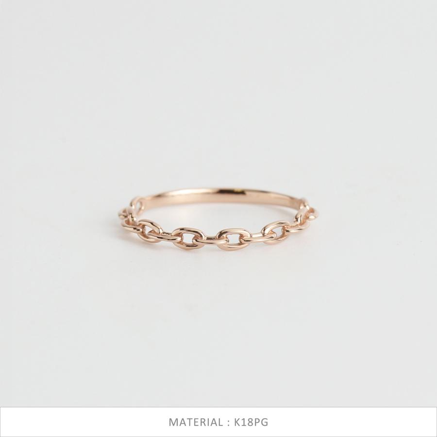 Avaron（アヴァロン） チェーン モチーフ リング ゴールド 指輪