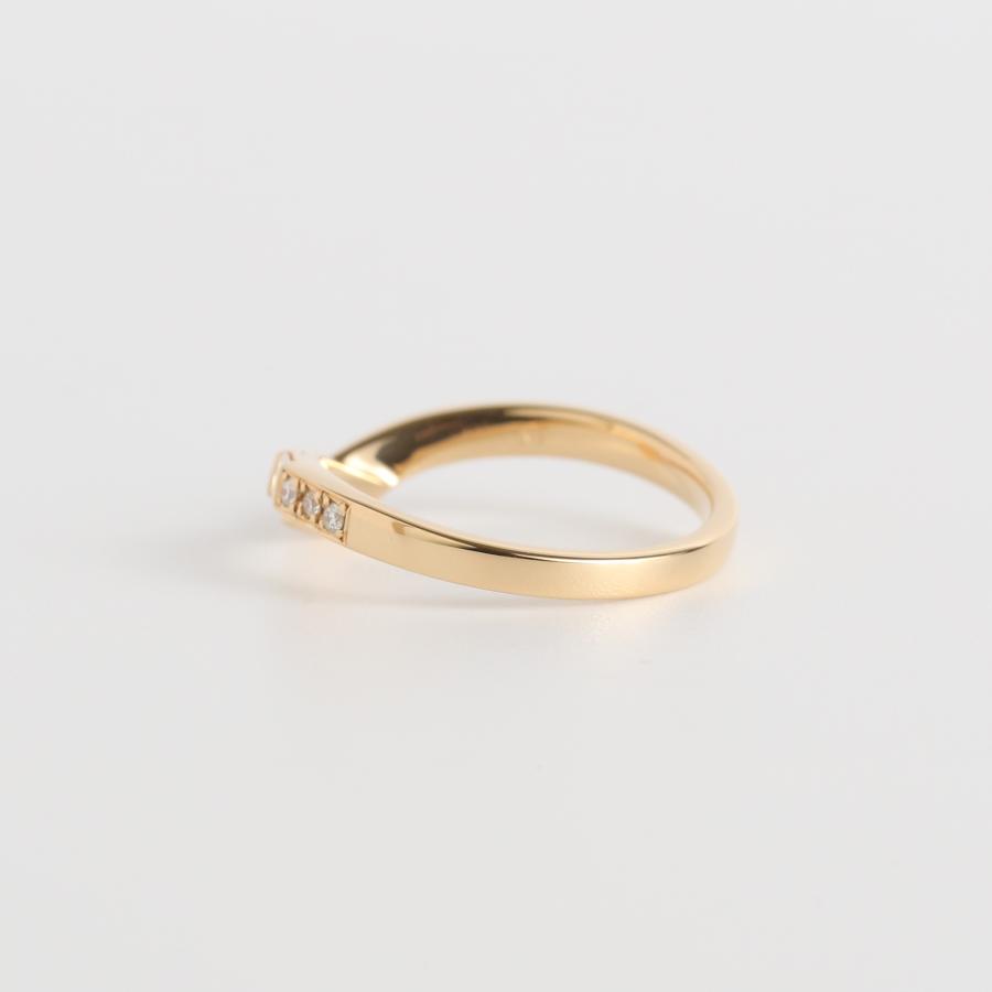 バゲットカット ダイヤモンド リボン リング レディース 指輪 K10 K18